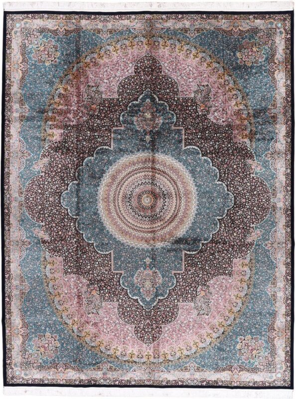 Kashmir Oriental Rug 300 × 400 cm, Silk, hand-knotted Kashmir Oriental Rug 300 × 400 cm, Silk, hand-knotted