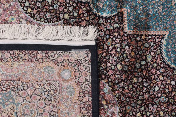 Kashmir Oriental Rug 300 × 400 cm, Silk, hand-knotted — view 7 Kashmir Oriental Rug 300 × 400 cm, Silk, hand-knotted — view 7