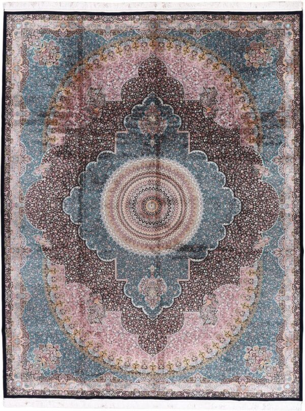 Kashmir Oriental Rug 300 × 400 cm, Silk, hand-knotted Kashmir Oriental Rug 300 × 400 cm, Silk, hand-knotted