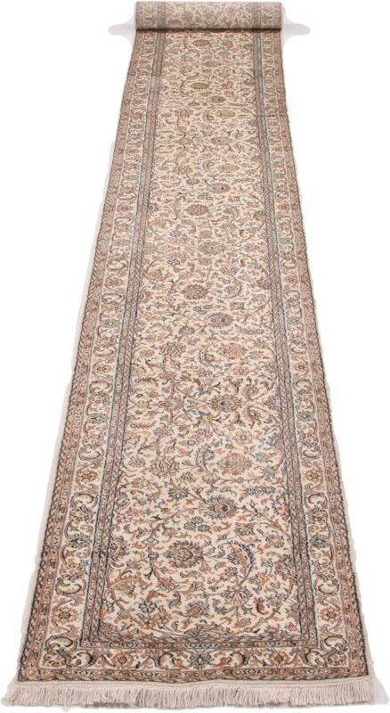 Kashmir Oriental Rug 68 × 438 cm, Silk, hand-knotted, refined — view 2
