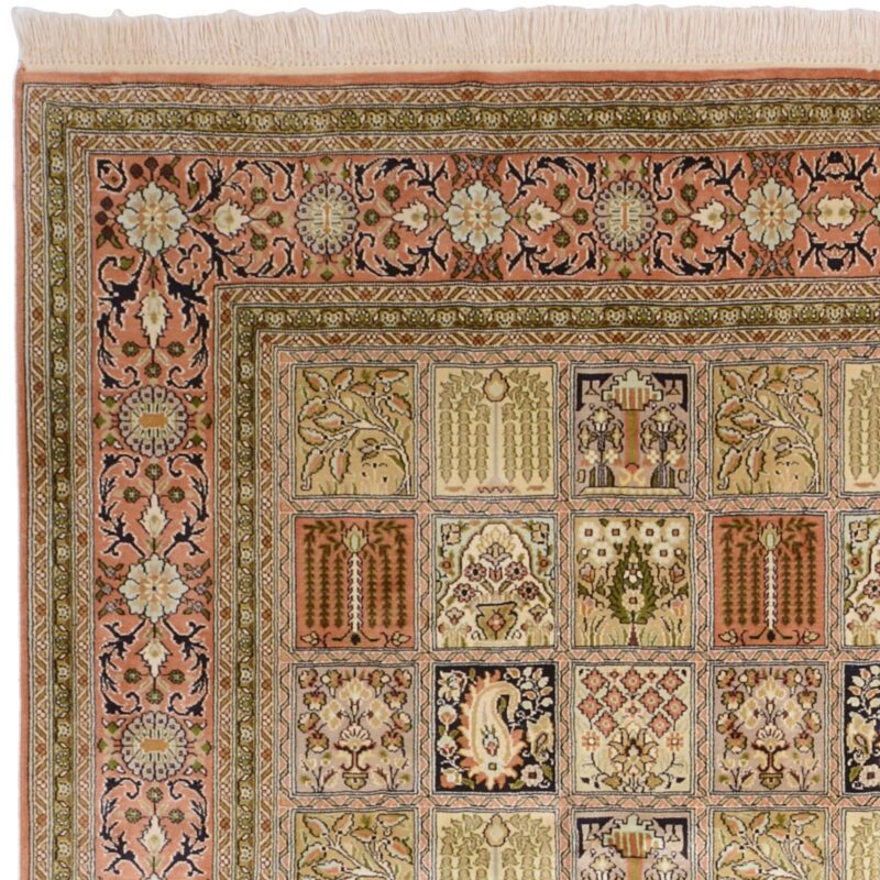 Kashmir Oriental Rug 185 × 282 cm, Silk, hand-knotted — view 6