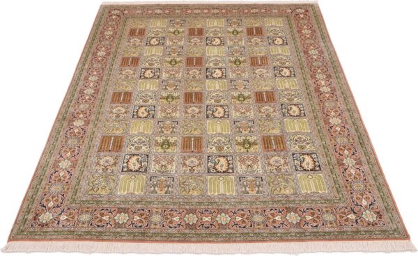 Kashmir Oriental Rug 185 × 282 cm, Silk, hand-knotted — view 2