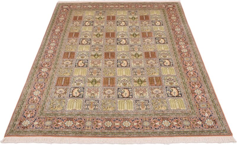 Kashmir Oriental Rug 185 × 282 cm, Silk, hand-knotted — view 2