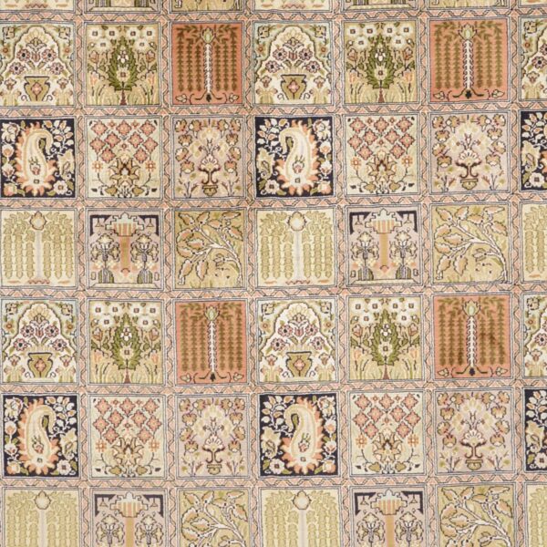 Kashmir Oriental Rug 185 × 282 cm, Silk, hand-knotted — view 5