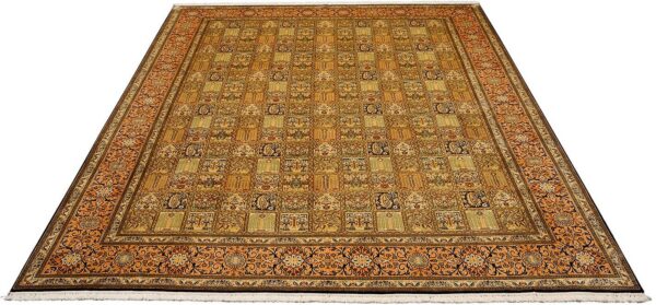 Kashmir Oriental Rug 243 × 333 cm, Silk, hand-knotted — view 2