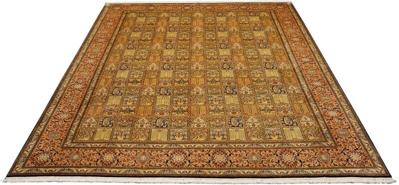 Kashmir Oriental Rug 243 × 333 cm, Silk, hand-knotted — view 2