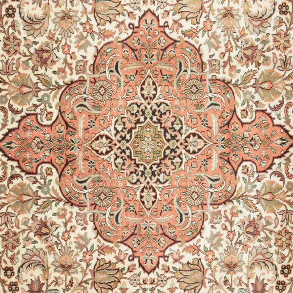Kashmir Oriental Rug 270 × 366 cm, Silk, hand-knotted, fine — view 4