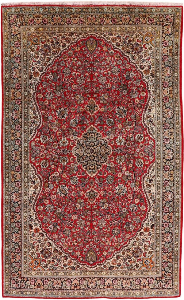 Qom Persian Rug 210 × 337 cm, Silk, hand-knotted