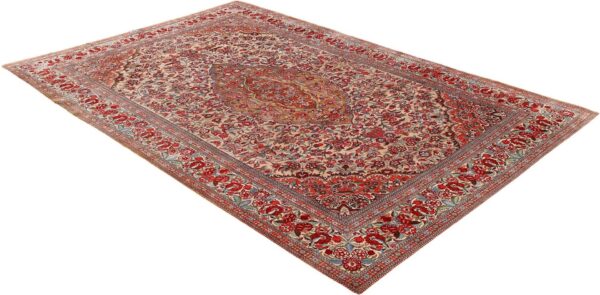 Qom Persian Rug 212 × 318 cm, Silk, hand-knotted — view 4