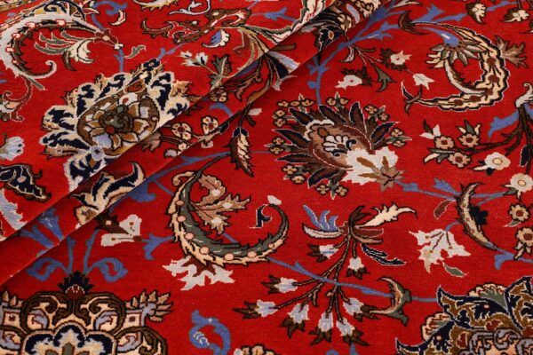 Qom Persian Rug 251 × 340 cm, Wool and Silk, hand-knotted — view 8