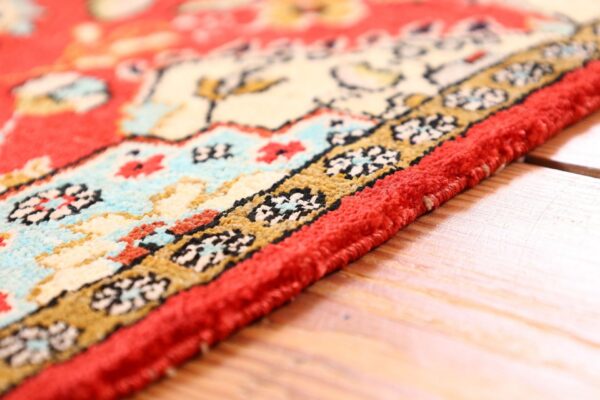 Qom Persian Rug 56 × 75 cm, Silk, hand-knotted, exclusive — view 6