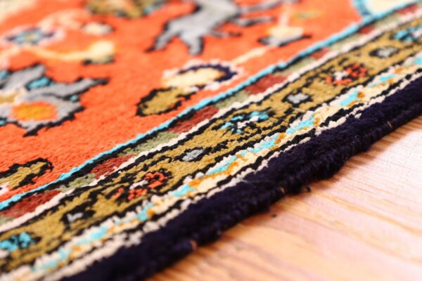 Qom Persian Rug 58 × 78 cm, Silk, hand-knotted, exclusive — view 6