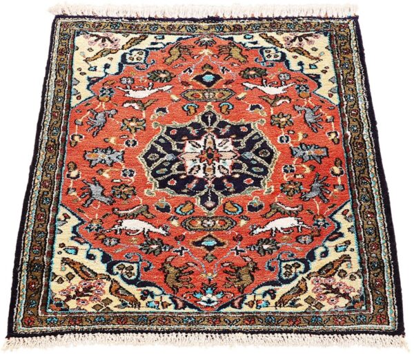Qom Persian Rug 58 × 78 cm, Silk, hand-knotted, exclusive — view 2