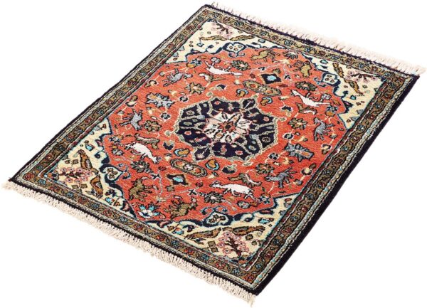 Qom Persian Rug 58 × 78 cm, Silk, hand-knotted, exclusive — view 3