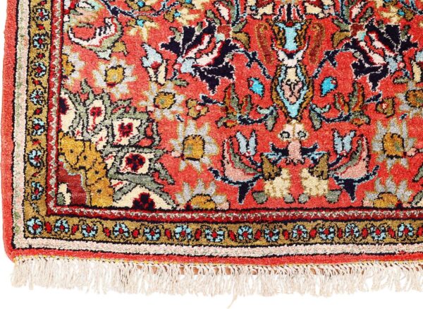 Qom Persian Rug 60 × 77 cm, Silk, hand-knotted, exclusive — view 5