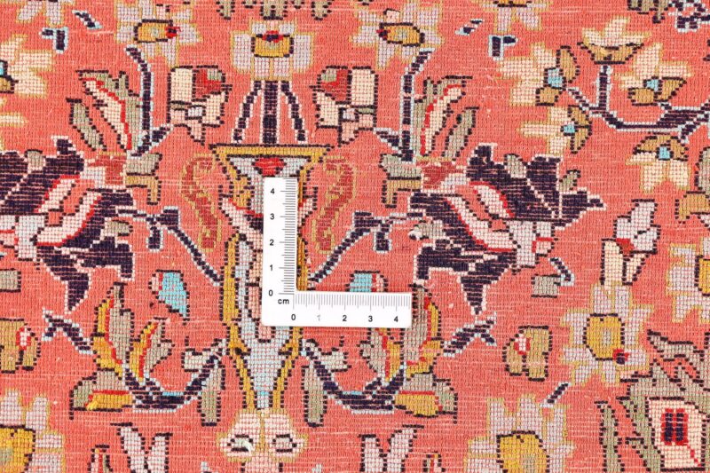 Qom Persian Rug 60 × 77 cm, Silk, hand-knotted, exclusive — view 7