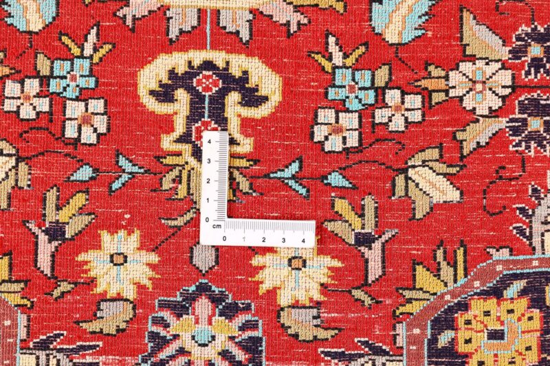 Qom Persian Rug 61 × 75 cm, Silk, hand-knotted, exclusive — view 7