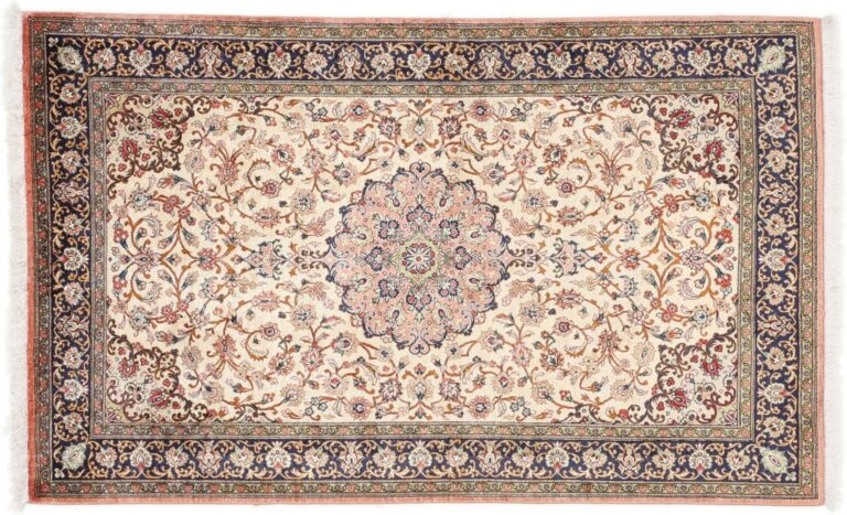 Qom Persian Rug 75 × 122 cm, Silk, hand-knotted