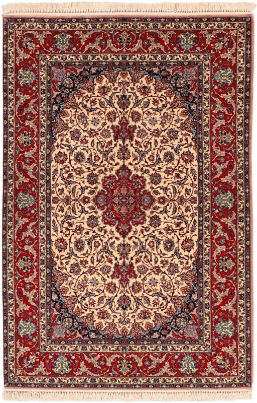 Isfahan Persian Rug 148 × 224 cm, Wool, hand-knotted