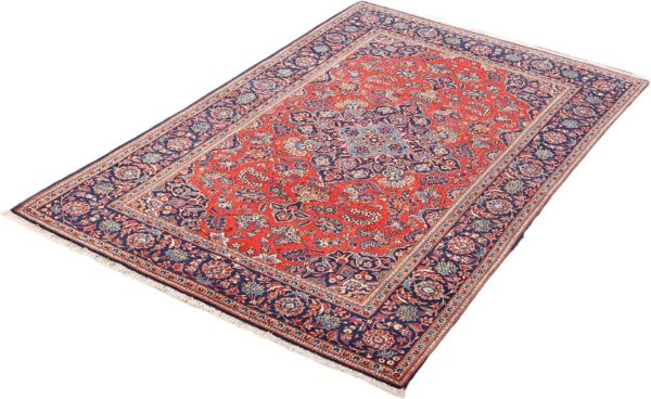 Kashan Persian Rug 140 × 202 cm, Wool, hand-knotted — view 5