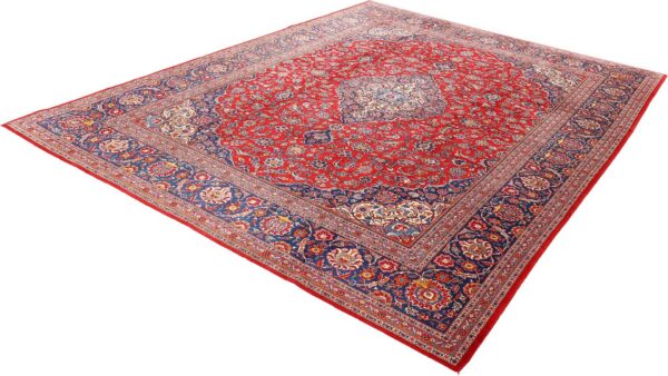 Kashan Persian Rug 308 × 396 cm, Wool, hand-knotted, robust — view 3 Kashan Persian Rug 308 × 396 cm, Wool, hand-knotted, robust — view 3