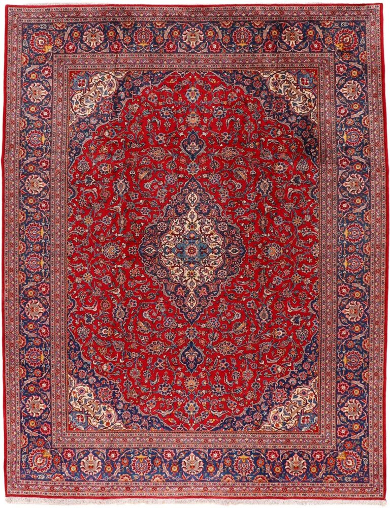 Kashan Persian Rug 308 × 396 cm, Wool, hand-knotted, robust