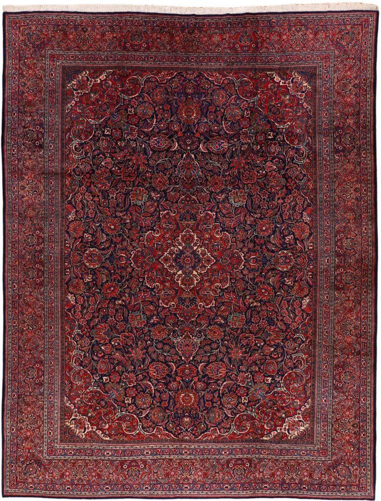 Kashan Persian Rug 308 × 400 cm, Wool, hand-knotted, antique