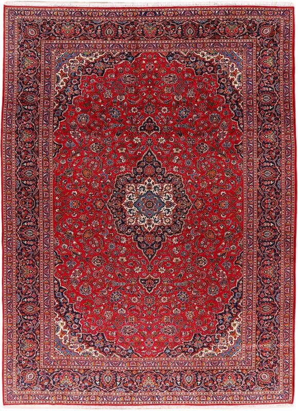 Kashan Persian Rug 311 × 424 cm, Wool, hand-knotted