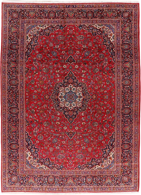 Kashan Persian Rug 311 × 424 cm, Wool, hand-knotted