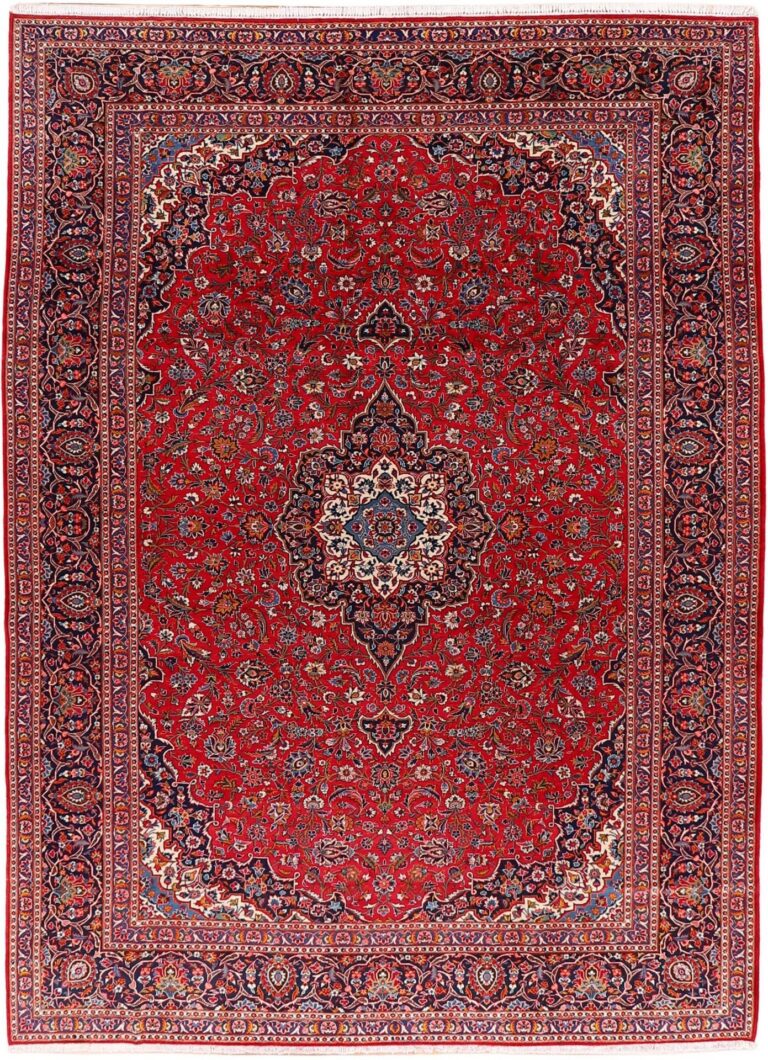 Kashan Persian Rug 311 × 424 cm, Wool, hand-knotted