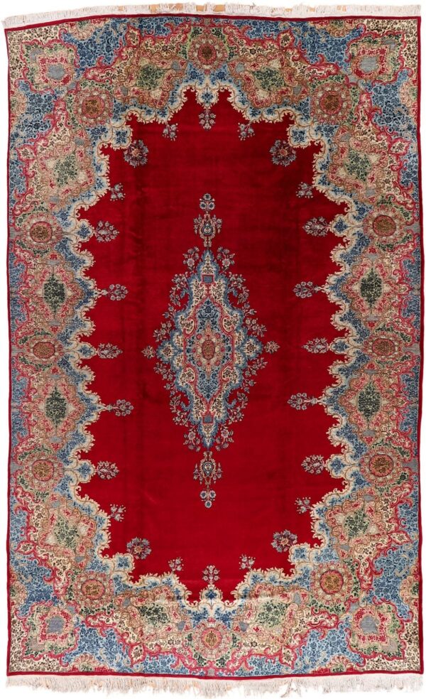 Kerman Persian Rug 310 × 498 cm, Wool, hand-knotted, antique