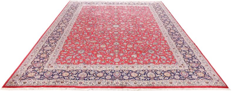 Kerman Persian Rug 306 × 403 cm, Wool, hand-knotted, floral — view 4