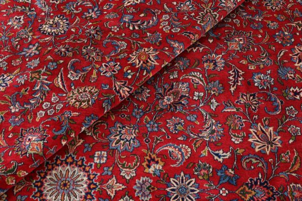 Kerman Persian Rug 306 × 403 cm, Wool, hand-knotted, floral — view 8