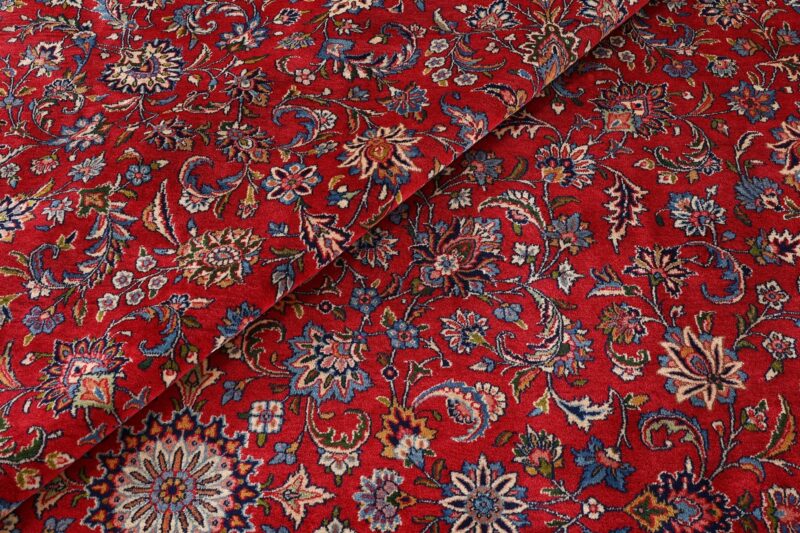 Kerman Persian Rug 306 × 403 cm, Wool, hand-knotted, floral — view 8