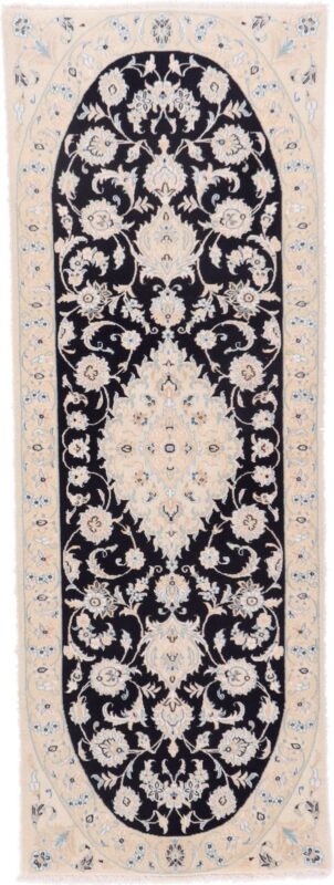 Nain Persian Rug 73 × 202 cm, Wool, hand-knotted, exclusive