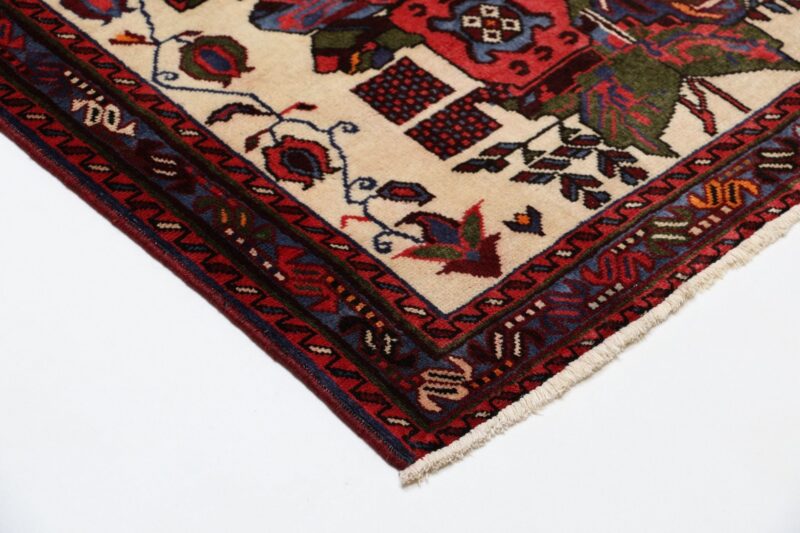 Sirjan Persian Rug 87 × 210 cm, Wool and Silk, hand-knotted — view 6 Sirjan Persian Rug 87 × 210 cm, Wool and Silk, hand-knotted — view 6