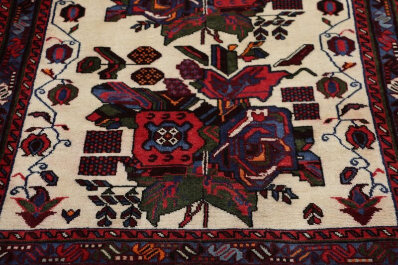 Sirjan Persian Rug 87 × 210 cm, Wool and Silk, hand-knotted — view 7 Sirjan Persian Rug 87 × 210 cm, Wool and Silk, hand-knotted — view 7