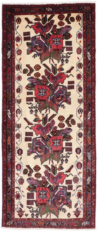 Sirjan Persian Rug 87 × 210 cm, Wool and Silk, hand-knotted Sirjan Persian Rug 87 × 210 cm, Wool and Silk, hand-knotted