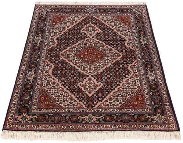 Tabriz Persian Rug 100 × 155 cm, Wool and Silk, hand-knotted — view 2