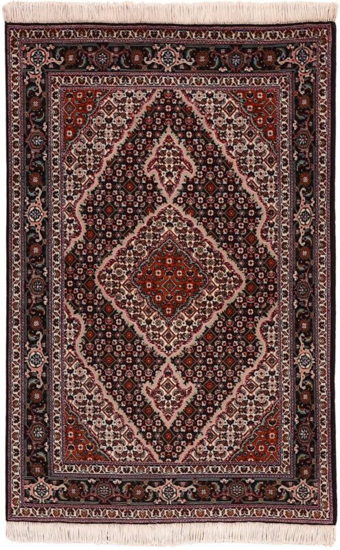 Tabriz Persian Rug 100 × 155 cm, Wool and Silk, hand-knotted