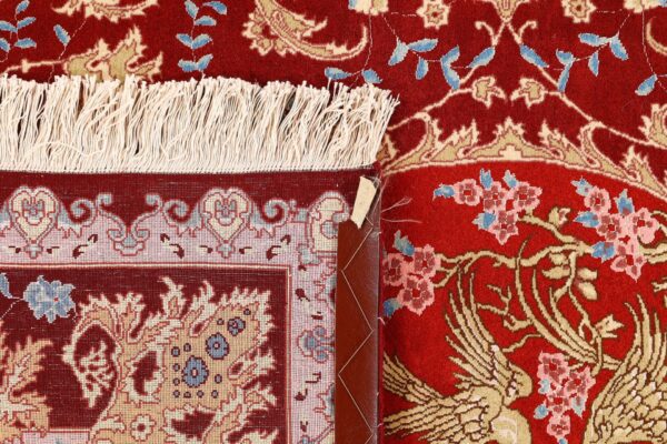 Tabriz Persian Rug 156 × 208 cm, Wool and Silk, hand-knotted — view 7