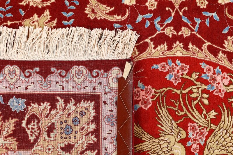 Tabriz Persian Rug 156 × 208 cm, Wool and Silk, hand-knotted — view 7