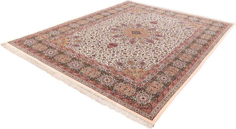 Tabriz Persian Rug 297 × 388 cm, Wool and Silk, hand-knotted — view 5